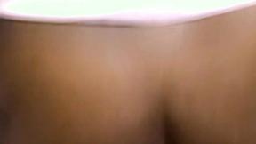 ”Heavy chocolate amateur ass ravaged by huge white meat”