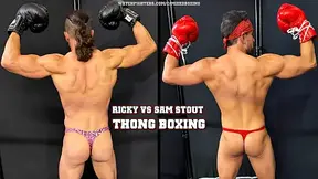 Thong Boxing - Ricky vs Sam Stout 2 - Muscle Stud Boxing Match
