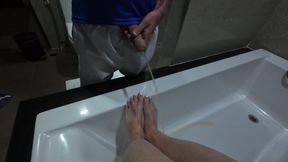 Warm Piss On My Feet Is The Best Feeling