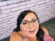 CoyWilder-- taking a big facial with my new glasses