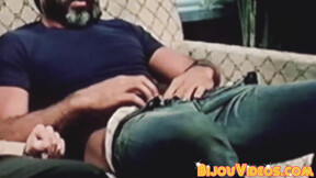 Vintage mature dudes Clay Russell & Joe Gage suck one anothers cock