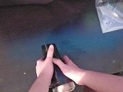 Big dicked twink fucks his step bros used fleshlight