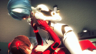 Asuka and Rei having hot lesbian sex(3D PORN)-Neon Genesis Evangelion6