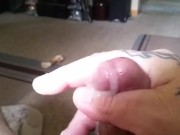 Lance Lil dick jerking off again
