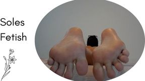 Worship my soles in my naked bed