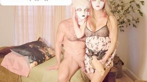 Dominating him with my giant cock goin slow and deep