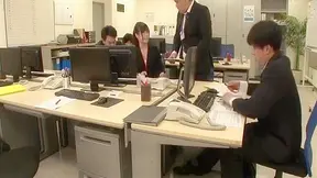 Big-Titted Office Slut Rules Gangbang with Filthy Deep Throat Skills