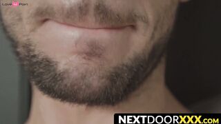 NextDoorXXX.com - Solo gay jock Bronson Mc Queen teases his long slim cock on cam