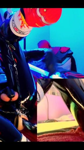 I Love the Black Full Body Latex Suit