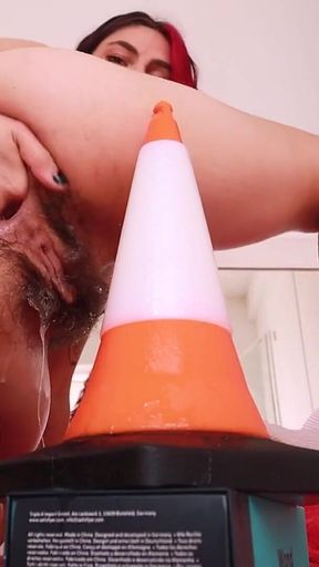 I Fucked a Traffic Cone Very Hard in My Ass