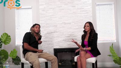 Armani Black blows Derek Savage and gets fucked to the balls