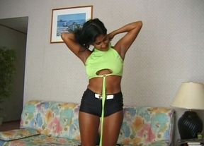 Gorgeous Brazilian chicks having groupsex on the couch