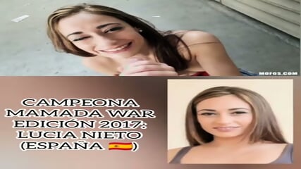 CAMPEONA MAMADA WAR EDICIN 2017: LUCIA NIETO (ESPAA )