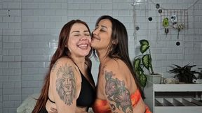 Sucking and swallowing with all my strength my hot friend's breast By Babi Ventura and Ariel part 1