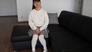 Cute 19-year-old goes a step beyond with her casting