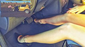 TANYA JULIA HARD STUCK HIGH HEELS NYLON FEET_20 MIN_ PART 01
