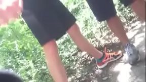 Grupo de punheteiros no mato