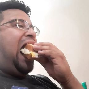 Something is a little bit different about this Mukbang Eating video