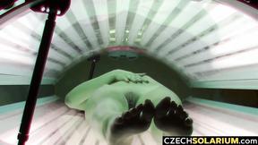 ”Peeking Sexy Czech Chicks In Solarium Is Fun!”