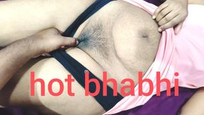 Hot desi bhabhi pussy show to her stepson