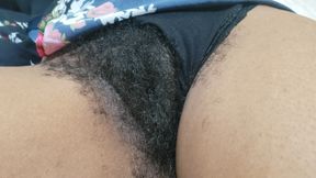 Hot Brunette Mature Beauty With Hairy Pussy Close Ups
