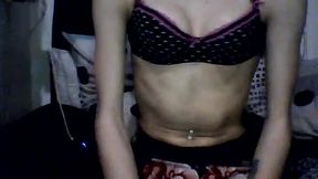 Skinny Small Tits Plays Short Video