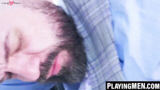Ass-Ramming Anal Threesome with Hunks Dan Tyler & Johnny B.