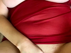 Big boobs milf masturbates with her dildo