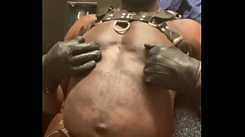 Black Bodybuilder Filthy Titplay &amp_ BBC Heavy Deload