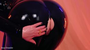 Latex Rubber Catsuit Compilation Video by MILF Fetish Model