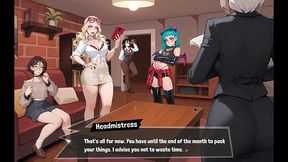 femboy futa house [futanari hentai game ] ep.11 deepthroat my roomate in the gloryhole booth !