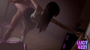 When the Daughter&rsquo_s Dance Class Ends&hellip_ the Real Stretch Begins.