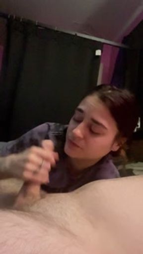 making his legs shake before sucking out his soul