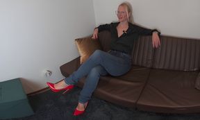 Confident Business Lady in Satin