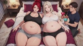 Feeder Feedee Stories #5: Double Funnel Desire and Shared Soft Curves