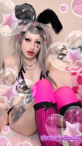 bimbo bunnygirl scene queen thirst trap bratty sneaker bubblegum thirst trap ;3
