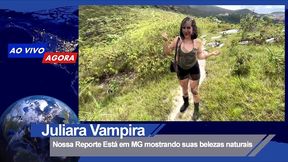 jornalista safada dando a bucetinha no meio do matinho
