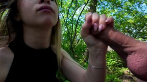 Cum in my pretty little mouth. Best first-person deep-throat blowjob ever.