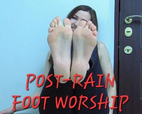 POST-RAIN FOOT WORSHIP!