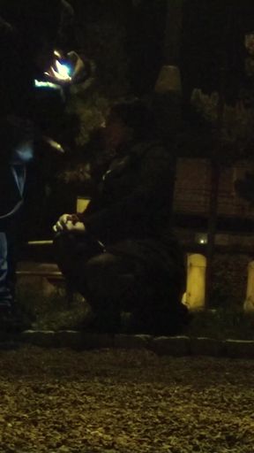 Sucking Cock by the Roadside on Rush Hour