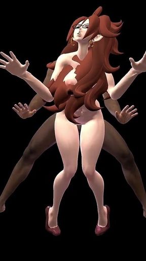 Android 21 Tries Doggy Position to Feel More Human