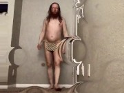TikTok loincloth dance