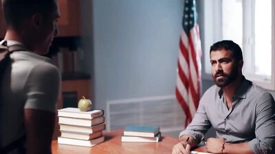 ICON MALE - Tristan Hunter Lures His University Teacher Adam Ramzi To Get Fucked In The Classroom