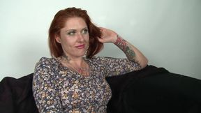 Tattooed redhead gets fisted