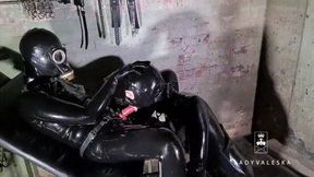 Heavy Rubber Strap On Worship