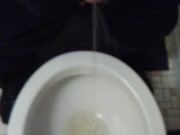 POV Peeing After Flushing My Toilet