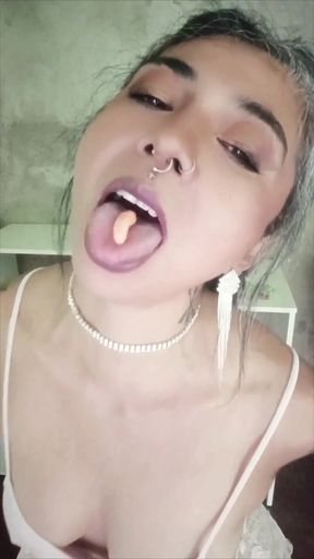 Sexy Lingerie - Eating You Alive as a Gummy Worm