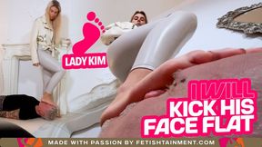 I will crush his face flat ( Kicking and Trampling with Tall Lady Kim ) - FULL HD wmv