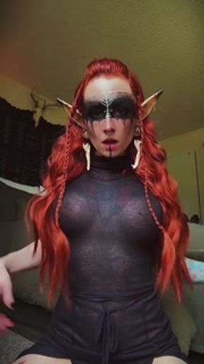 JOI: dark elf Luna Sonora loves edging mortals