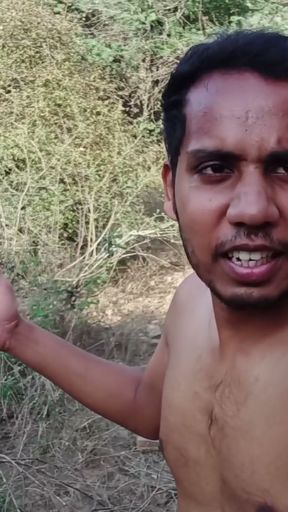 Nude masterbating in park   Clip 1